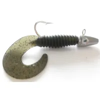 Shad Grub Cobra Preto