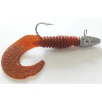 Shad Grub Cobra Vermelho