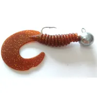 Shad Grub 7 cm Vermelho