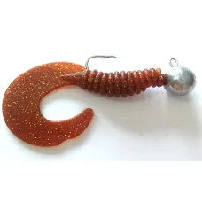 Shad Grub 7 cm Vermelho