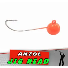 Jig Head Laranja Luminoso