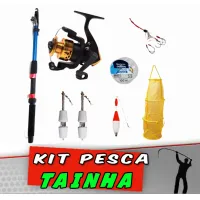 Kit Pesca Tainha Molinete