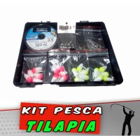 Kit Pesca Tilápia 52 itens