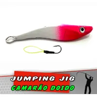 Jig Camarão Branco Pink