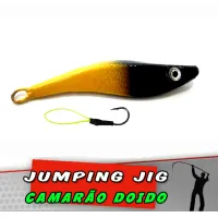 Jig Camarão Amarelo Preto