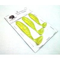 Kit Shad 7-8-9 cm Limão