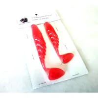 Kit Shad 10-12 cm Vermelho