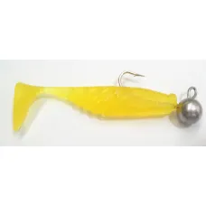 Shad 9 cm Amarelo Limão