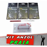 Kit Anzol Praia 47 peças