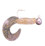 Shad Grub Chá Gliter Dourado