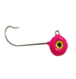 Jig Head Open Eyes Pink Luminoso
