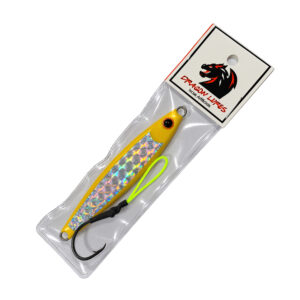 Jig Sardinha Amarelo Holográfica