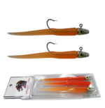 Kit Shad Snake Laranja Luminoso