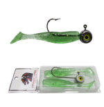 Kit Shad Tail 7.5 cm Verde Gliter