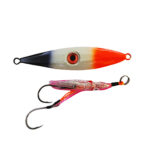 Jig Slow Fall Branco Laranja Preto